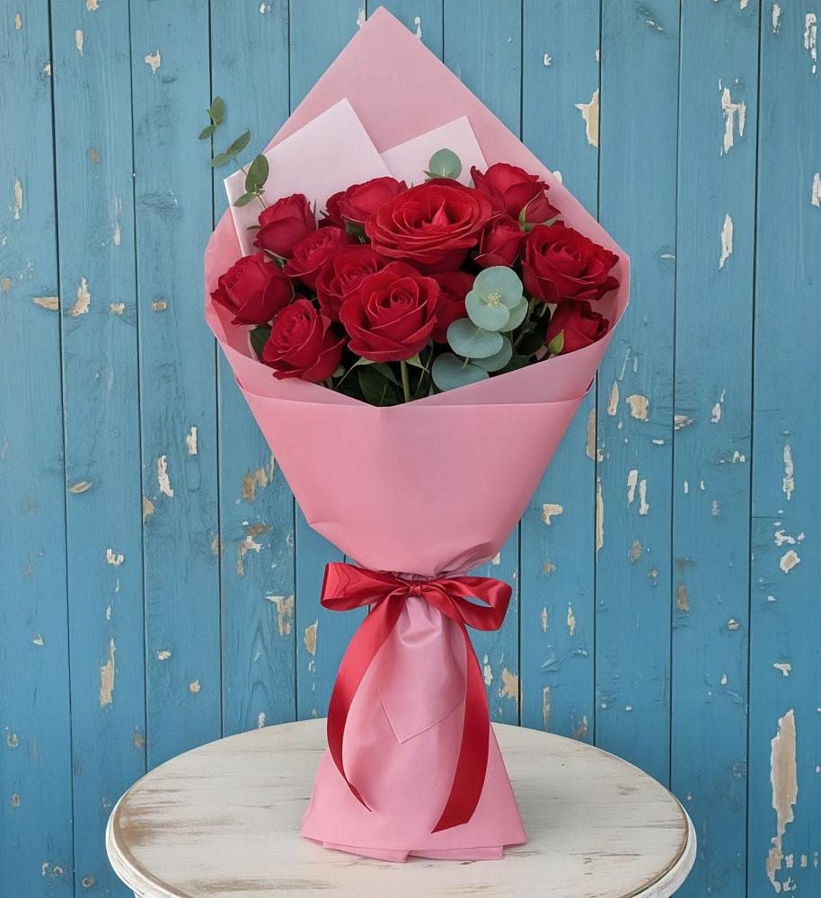 Букет цветов из: Розы в Красной горе