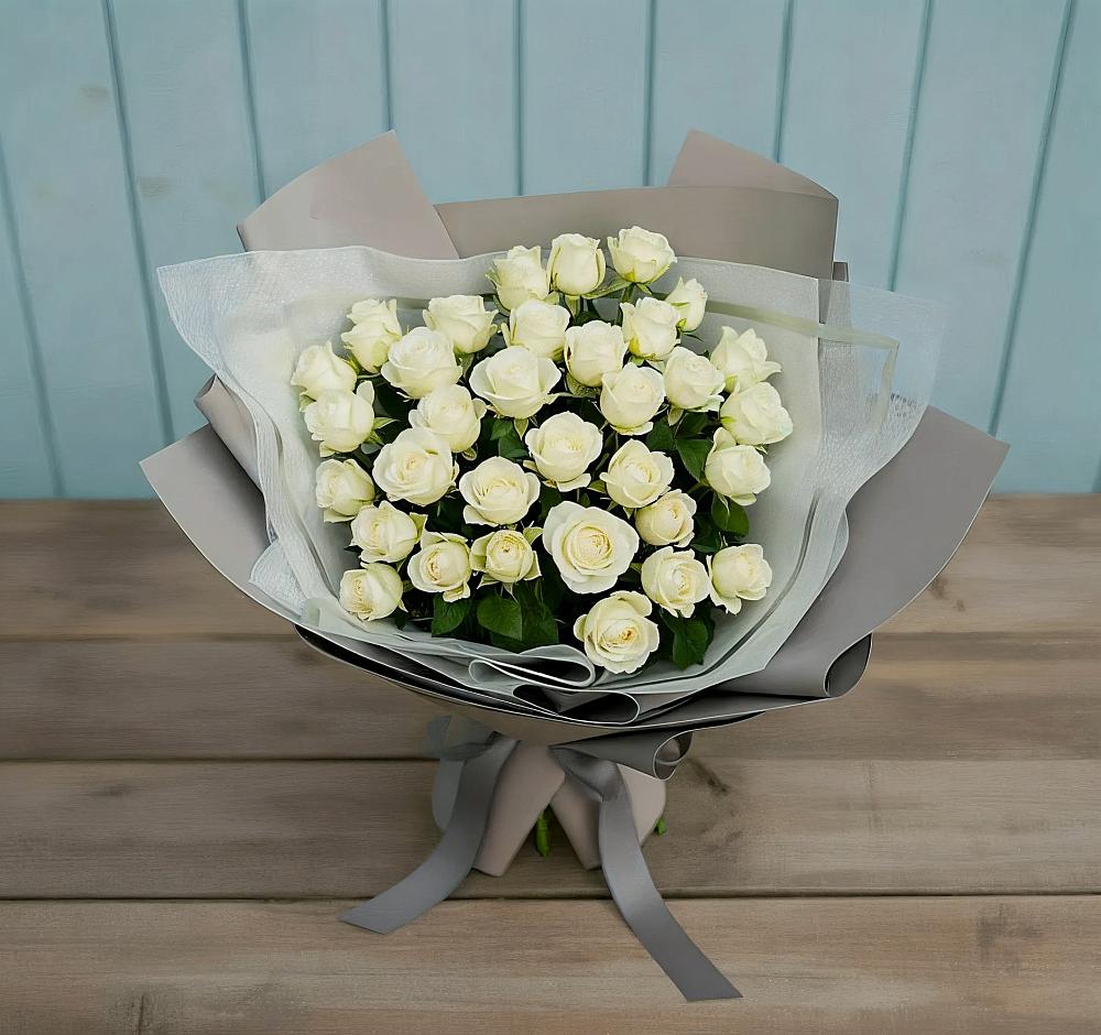 Букет Белоснежная нежность в Красной горе