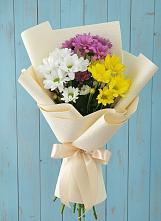 Букет цветов из:  Хризантемы в Красной горе