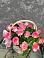 Цветочная композиция из Розы в корзине в Красной горе