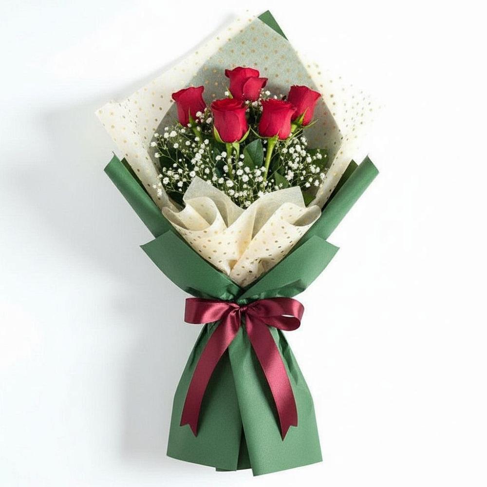Букет цветов из: Розы в Красной горе