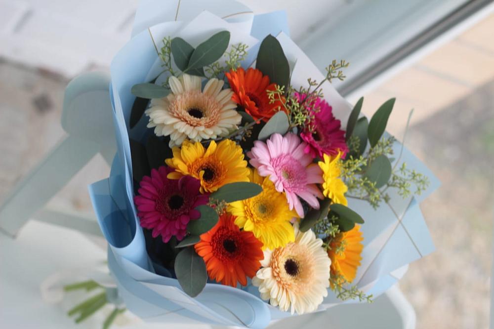 Букет цветов из: Герберы в Красной горе