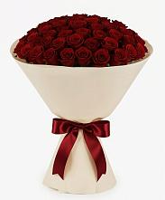 Букет 101 Бордовая роза Блэк Бакарра в Красной горе