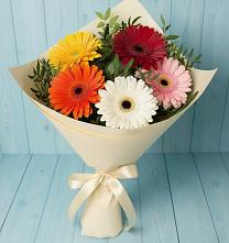 Букет цветов из:  Герберы в Красной горе