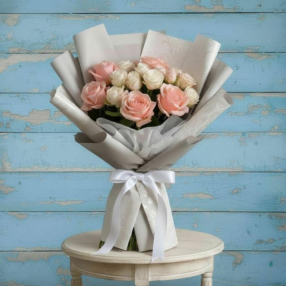 Букет цветов из: Розы в Красной горе