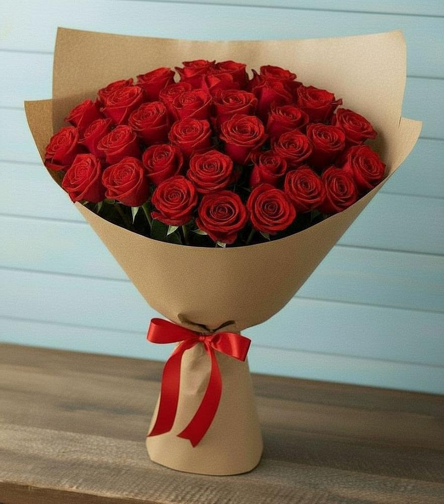 Букет Красные розы Милано в Красной горе
