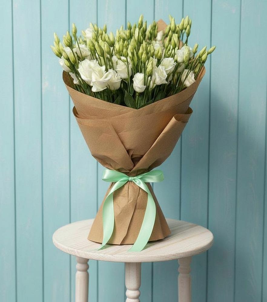 Букет цветов из: Лизиантусы в Красной горе