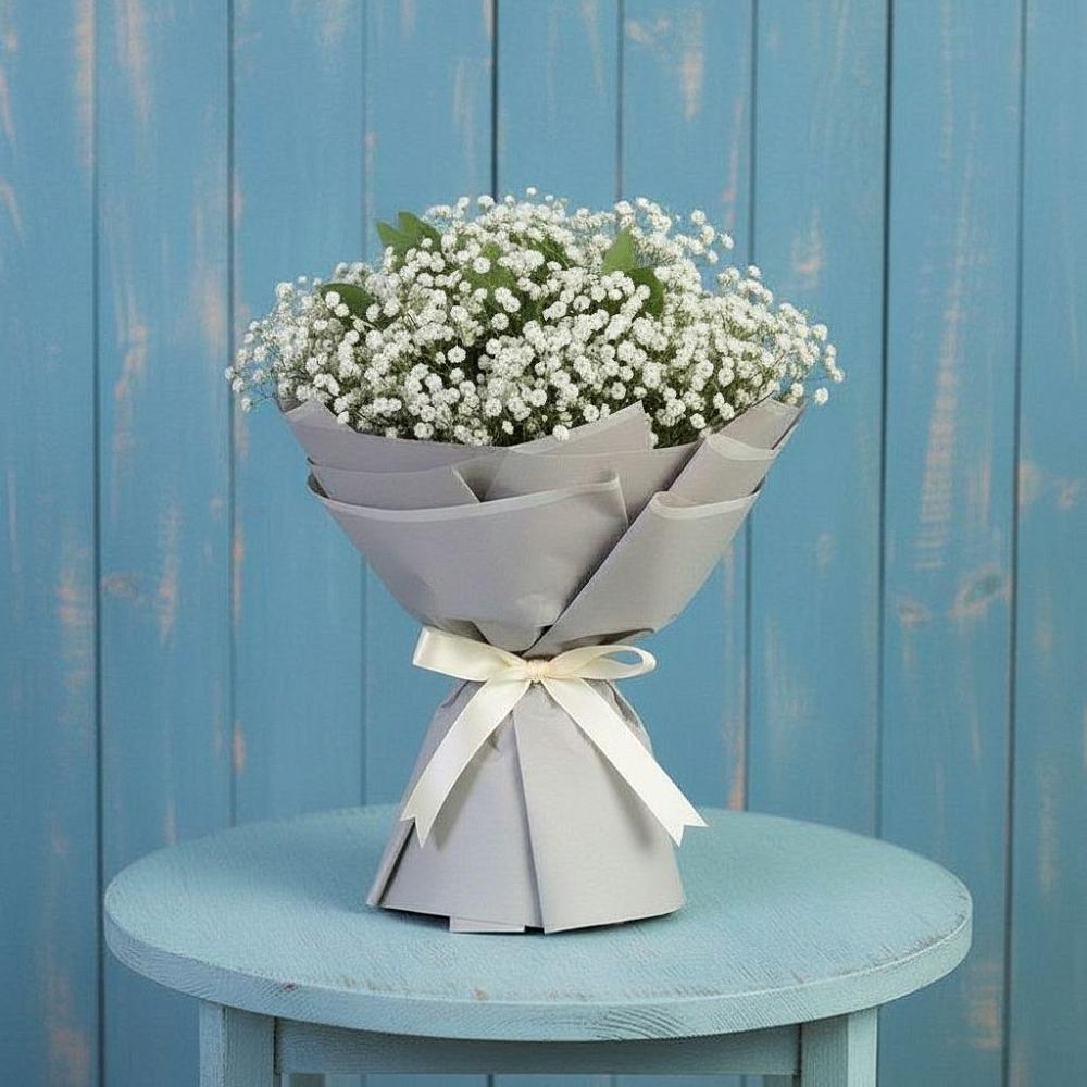 Букет цветов из: Гипсофила в Красной горе