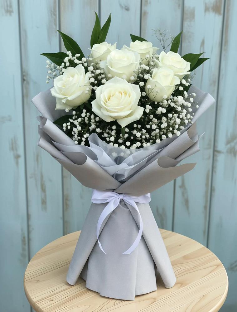 Букет цветов из: Розы в Красной горе