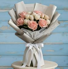 Букет цветов из:  Розы в Красной горе
