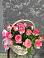 Цветочная композиция из Розы в корзине в Красной горе