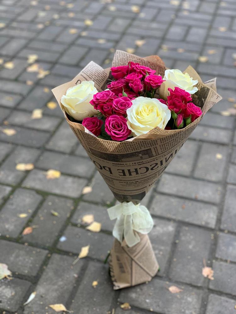 Букет цветов из: Розы в Красной горе