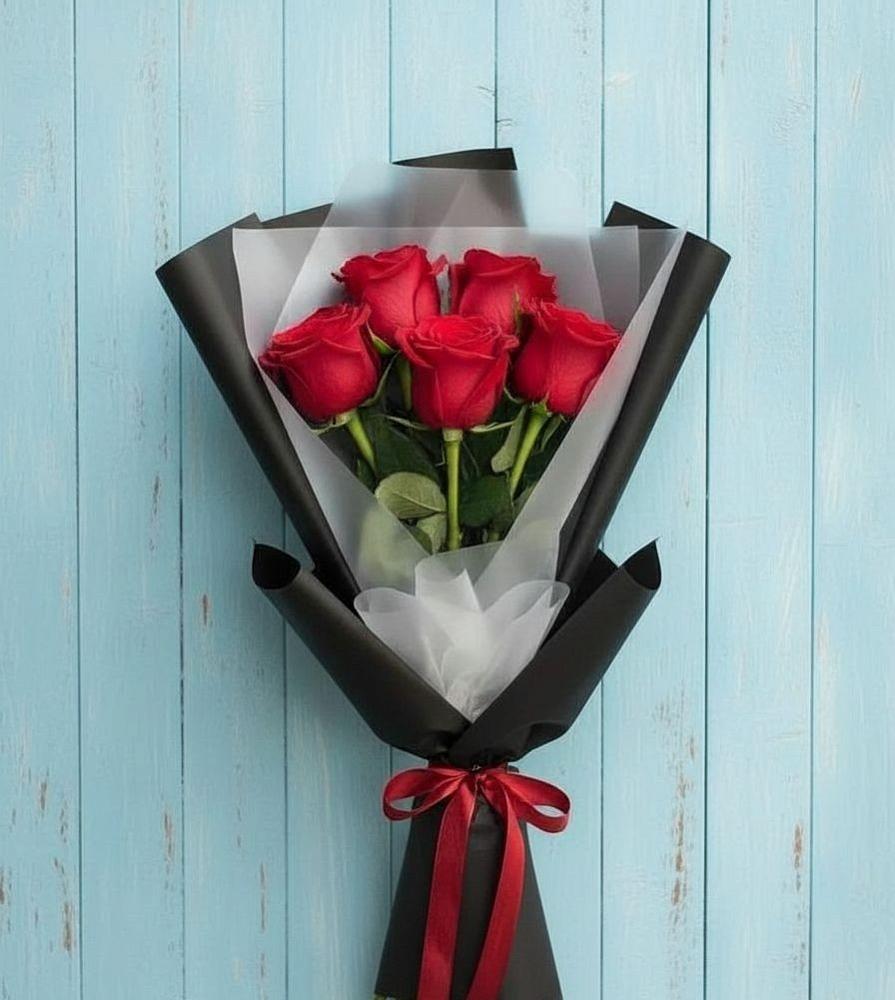 Букет цветов из: Розы в Красной горе